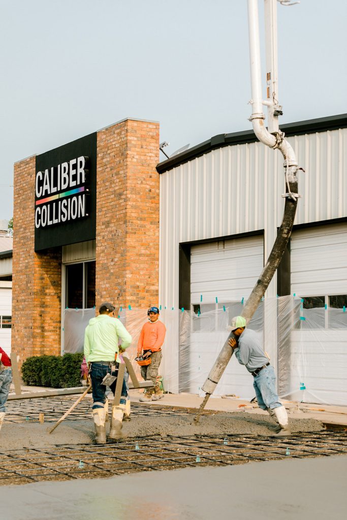 Caliber collision concrete
