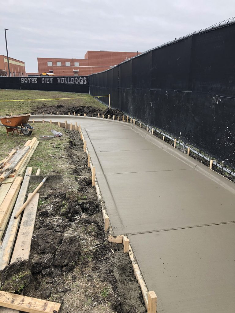 RCISD New Concrete Sidewalk copy